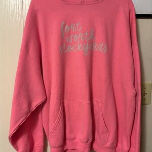 Gildan Pink Graphic Hoodie